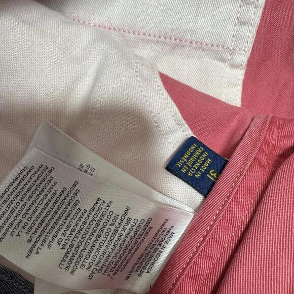 Polo Ralph Lauren Relaxed Fit Chino Shorts Men’s 31 Pink Casual - Picture 5 of 5
